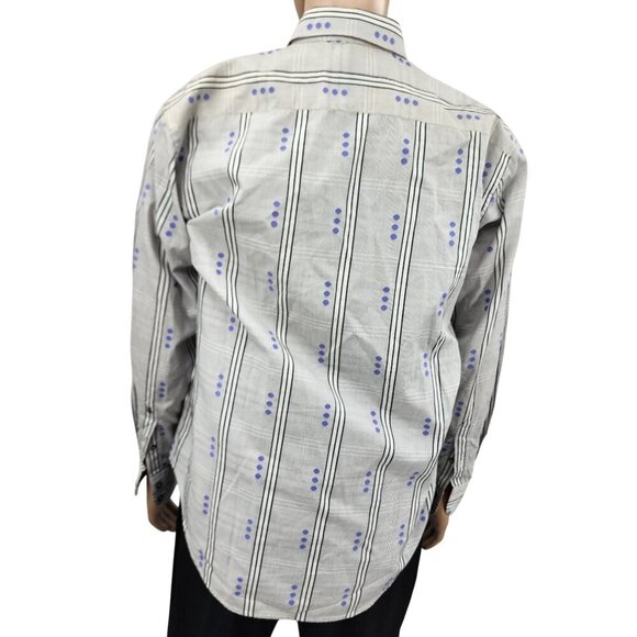 Robert Graham Cotton/Silk Accent Button-Up Shirt, Men's Large - Picture 3 of 12